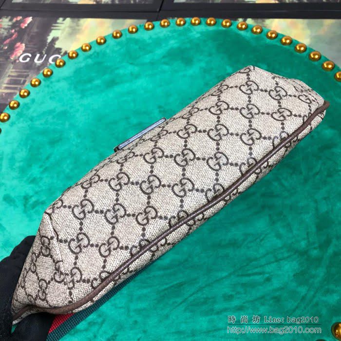 GUCCI古馳腰包 新款 專櫃品質 529711 進口牛皮 徽章標誌帶腰包 明星同款 時尚單品 pvc無繡  ydgq3409